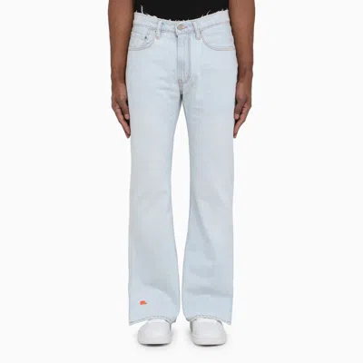 Erl Blue Levi's Edition Jeans In Gnawed Blue