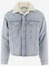 Erl X Levi's Denim Trucker Jacket - Men's - Cotton/polyester In Light Blue