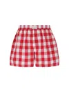 Erl Elastic Waistband Checkered Pattern Underwear