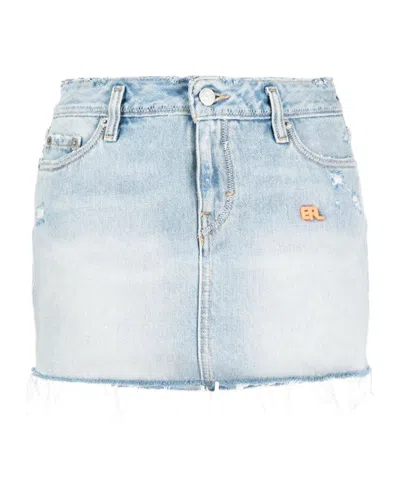 ERL ERL X LEVIS DENIM MINI SKIRT