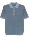 Erl Polo Con Colletto Classico E Logo Lettering Sul Fronte In Blue