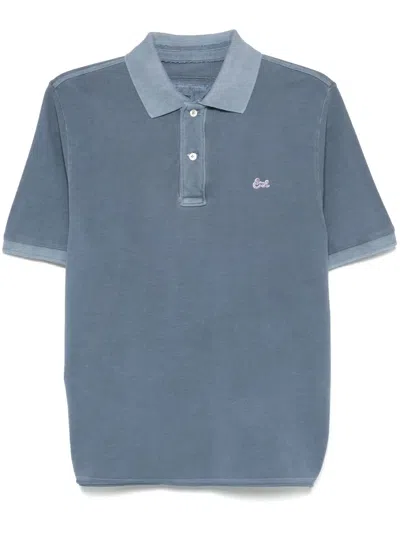 ERL LOGO-PATCH POLO SHIRT