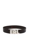 Erl Logo Plaque Belt In Black