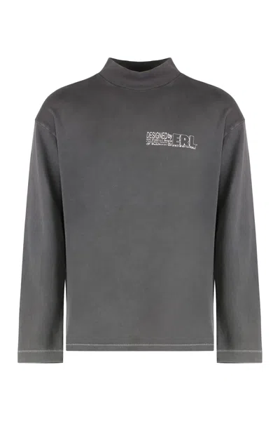 ERL LONG SLEEVE COTTON T-SHIRT