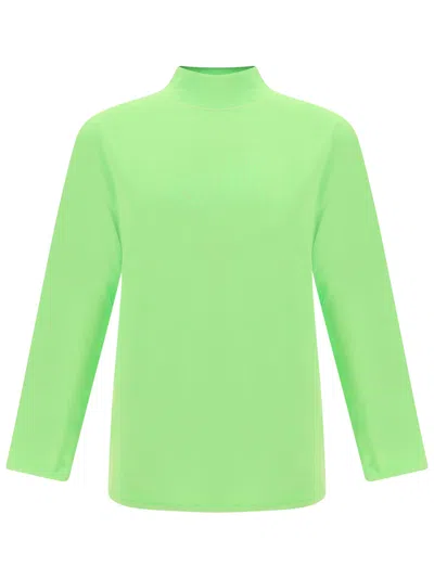 Erl Long Sleeve Jersey In Green