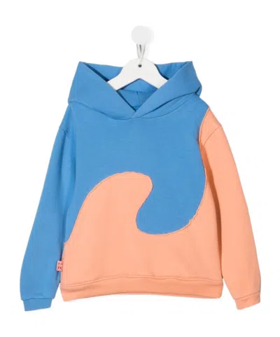 Erl Long-sleeved Sweater In Blue