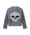 Erl Intarsia Sweater In Gray