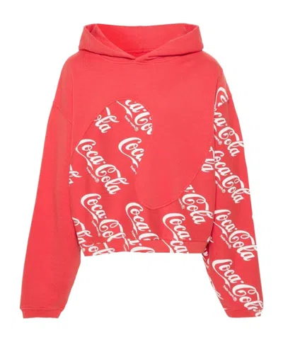 ERL COCA-COLA PRINT HOODIE