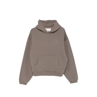 Erl Long-sleeve Hoodie In Brown