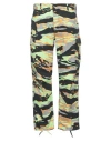 Erl Unisex Printed Cargo Pants In Green