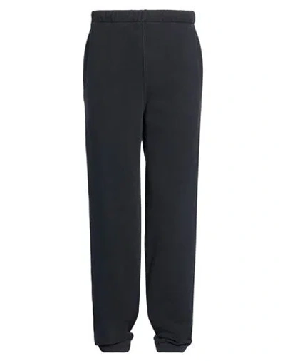 Erl Man Pants Midnight Blue Size S Cotton In Black