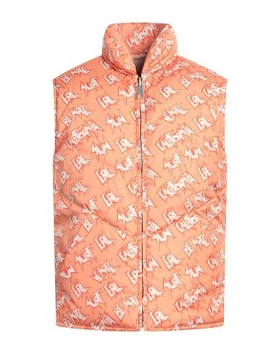 Erl Man Down Jacket Orange Size Xl Polyester