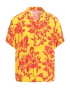 Erl Man Shirt Mandarin Size L Ecovero Viscose, Viscose In Mandarin