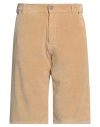 Erl Man Shorts & Bermuda Shorts Sand Size S Cotton, Elastane