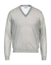 Erl Man Sweater Grey Size M Polyester In Grey