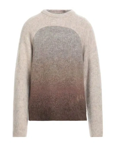 Erl Man Sweater Light Grey Size Xxl Mohair Wool, Polyamide, Wool, Acrylic