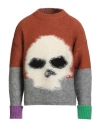 Erl Man Sweater Tan Size M Synthetic Fibers, Mohair Wool, Alpaca Wool, Wool, Elastane