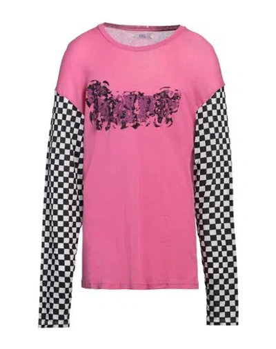 ERL ERL MAN T-SHIRT FUCHSIA SIZE XXL COTTON