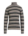 Erl Man Turtleneck Grey Size M Wool, Polyamide, Viscose
