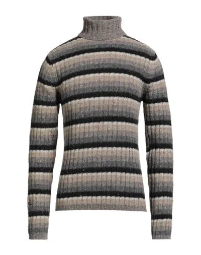 Erl Man Turtleneck Grey Size M Wool, Polyamide, Viscose