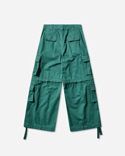 Erl Men S Zip-off Cargo Pants In Green