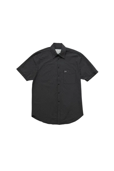 Erl Mini Plaid Short Sleeve Shirt Black