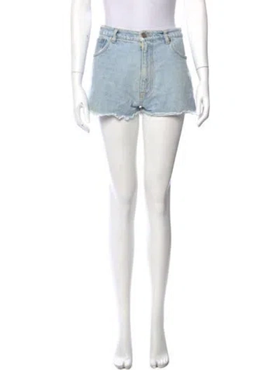 Pre-owned Erl Mini Shorts In Blue