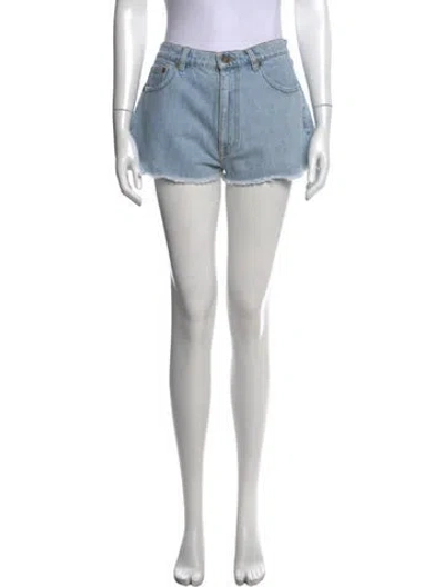 Pre-owned Erl Mini Shorts In Blue
