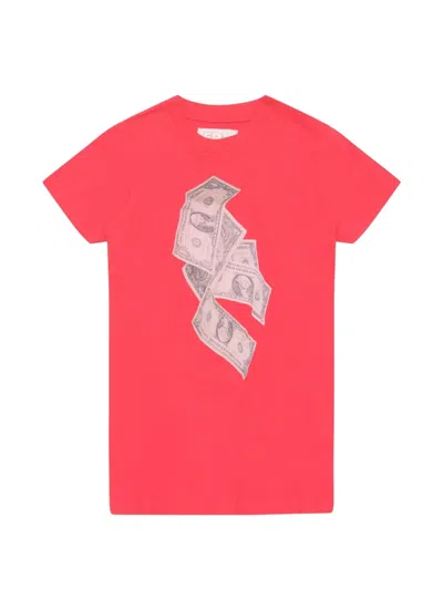 Erl Money Graphic-print T-shirt In Red