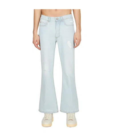 Erl Multi-pocket Jeans In White