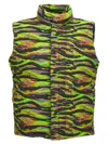 Erl Unisex Printed Quilted Puffer Vest In Multicolor
