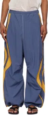 Erl Gender Inclusive Ufo Track Pants In Navy