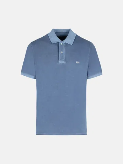 Erl Navy Cotton Polo Shirt