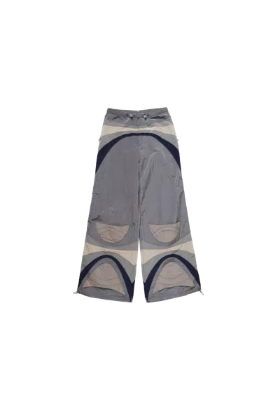 Erl Nylon Rave Pants Grey In Gray