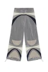 Erl Gender Inclusive Nylon Rave Pants In Gray