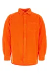 Erl Orange Corduroy Shirt