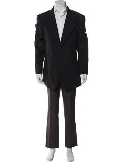 Pre-owned Erl Overcoat In Black