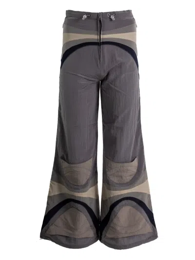 ERL PANELLED DRAWSTRING TROUSERS