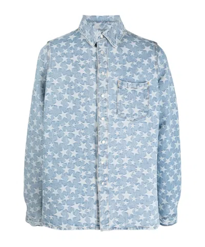 ERL ERL STAR PATTERN LONG SLEEVE SHIRT