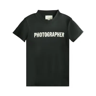 Pre-owned Erl Photographer T-shirt 'black' | Men's Size L