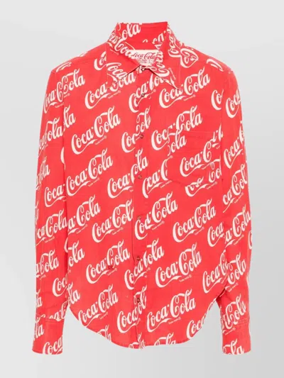 ERL PRINTED SHIRT WITH SNAP BUTTON CUFFS