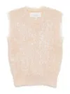 Erl Psyche Vest In Neutrals