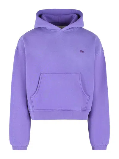 Erl Purple Cotton Sweatshirt