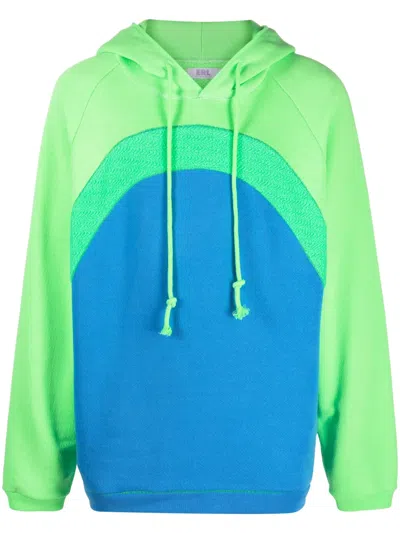 ERL RAINBOW BOUCLÉ COTTON HOODIE