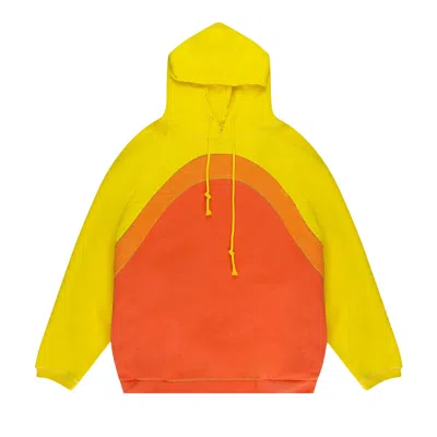 Pre-owned Erl Rainbow Hoodie 'orange/yellow' | Multi-color | Men's Size M