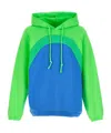 Erl Multicolor Rainbow Hoodie In Green