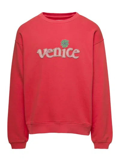 Erl Red Crewneck Sweatshirt