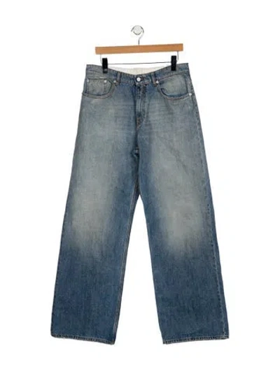 Pre-owned Erl Relaxed Fit Jeans In Blue