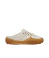 Erl 'low Skate Mule' White Low Top Sneakers With Contrasting Sole In White