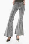 Erl Woman Pants Silver Size S Polyester